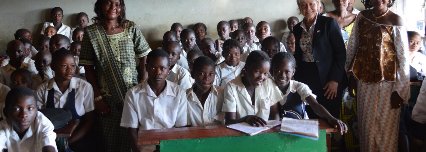 Basic education in the Democratic Republic of the Congo. Credit: USAID