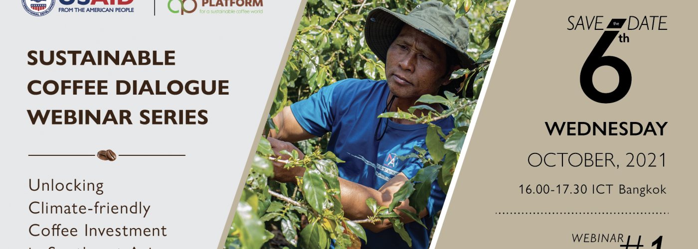 Sustainable Coffee Dialogue launch October 6 2021