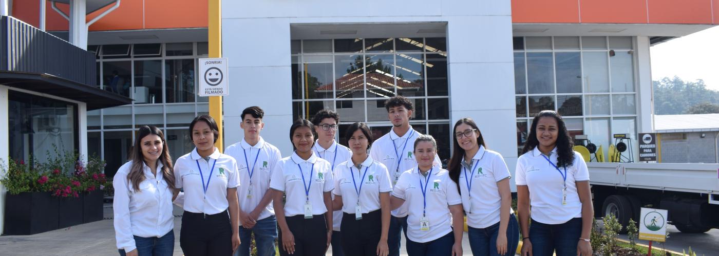 Participants in Lutheran World Relief's CREE project who are involved in training at a company in Honduras