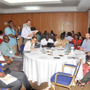 Photo: Participants attend a workshop at Cracking the Nut 2019 in Dakar, Senegal