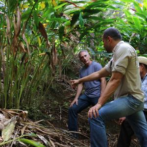 Frontier Co-op CEO, Tony Bedard, with Guatemalan Cardamom Producers