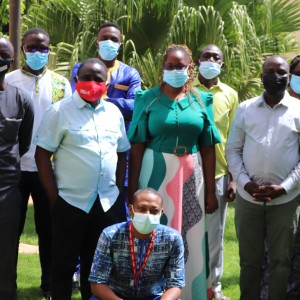 Members of the Sahel Digital Working Group take a group photo in Burkina Faso